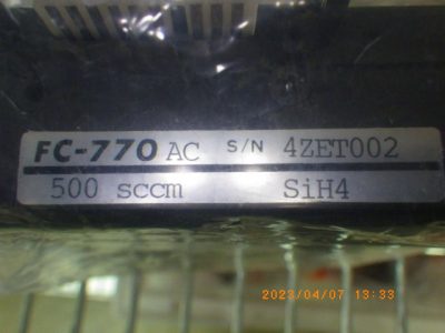 マスフローコントローラー（MFC） FC-770AC 写真2