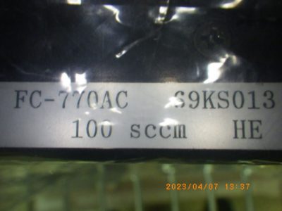 マスフローコントローラー（MFC） FC-770AC 写真2