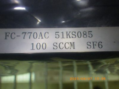 マスフローコントローラー（MFC） FC-770AC 写真2