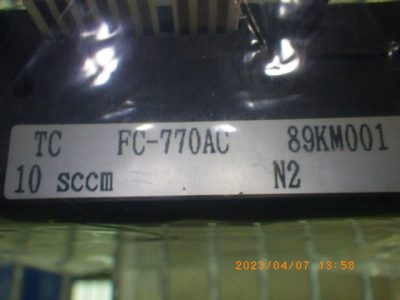 マスフローコントローラー（MFC） FC-770AC 写真2