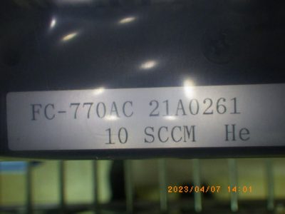 マスフローコントローラー（MFC） FC-770AC 写真2