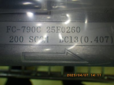 マスフローコントローラー（MFC） FC-790C 写真2