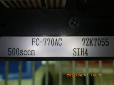 マスフローコントローラー（MFC） FC-770AC 写真2