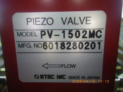 マスフローコントローラー（MFC） PV-1502NC 写真2