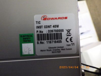 真空計 TIC INST CONT 40W 写真2