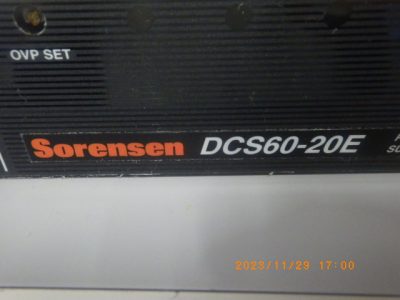 プログラマブル直流電源 DCS60-20E 写真2