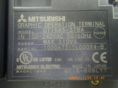 タッチパネル GOT1000 写真2