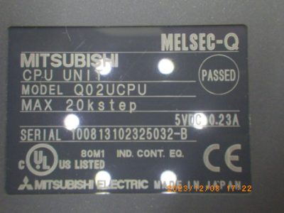 シーケンサー Q02UCPU 写真2
