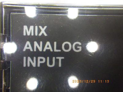 シーケンサー MIX ANALOG INPUT 写真2