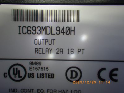 シーケンサー IC693MDL940H 写真2