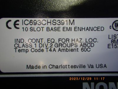 電気機器部品その他 IC693CHS391M 写真2