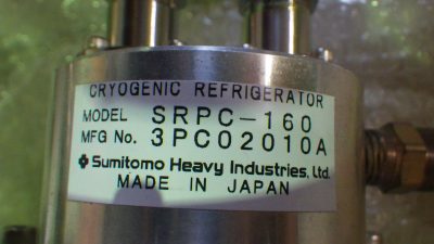 極低温冷凍機 SRPC-160 写真2