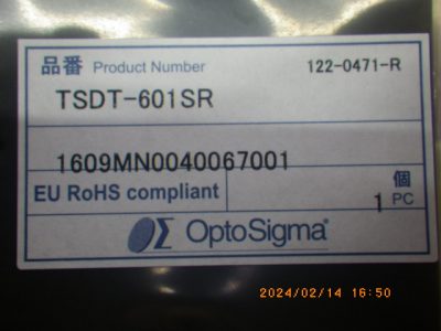 薄型X軸スチールステージ TSDT‑601SR 写真2