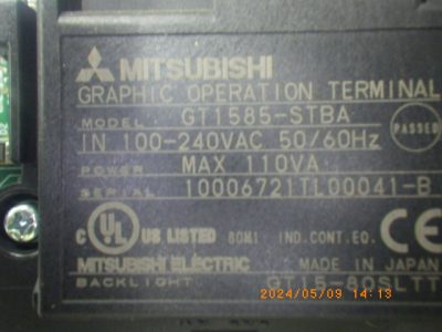 タッチパネル GT1585-STBA 写真2
