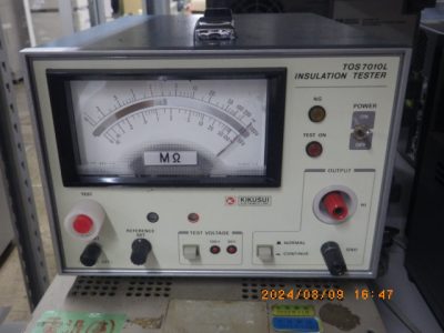 絶縁抵抗計（メグオームメーター） 菊水電子工業　Kikusui TOS7010L
