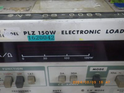 電子負荷装置 PLZ150W 写真2