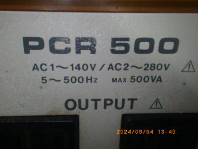 AC電源 PCR500 写真2