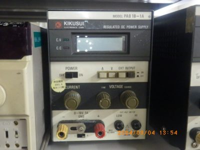 DC安定化電源 PAB18-1A 写真1