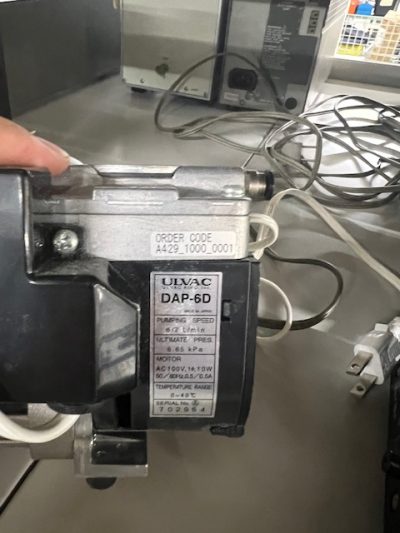 ドライポンプ DAP-6D 写真2