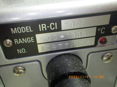 赤外線温度計 IR-CI 20CF 写真2
