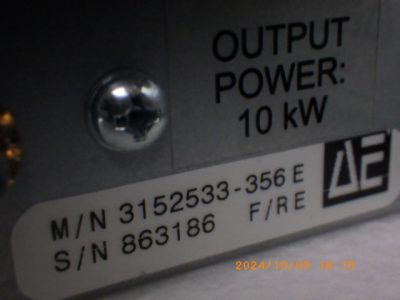 DC電源（ピナクルプラス） M/N　3152533-356C 写真2