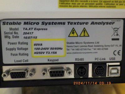 テクスチャーアナライザー TA.XT Express 写真2