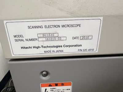 走査電子顕微鏡（SEM） SU1510 写真2