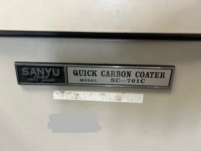 カーボンコーター（真空機器） SC-701C 写真2