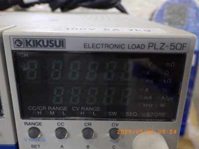 電子負荷装置 PLZ-50F／PLZ70UA 写真2