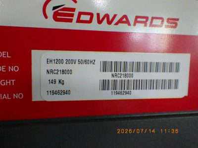 メカニカルブースターポンプ EH1200 写真2