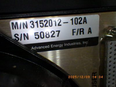 DC電源 MDX-10K　　M/N3152012-102A 写真2