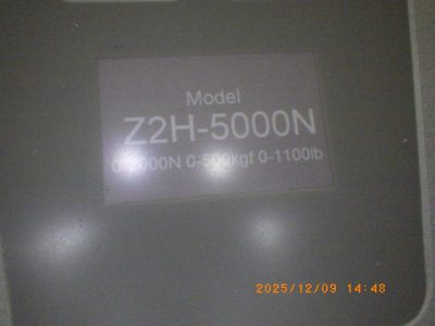 プッシュプルゲージ Z2H-5000N 写真2
