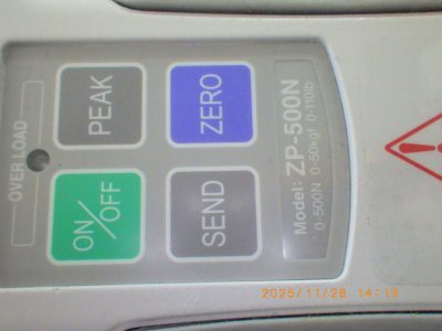 プッシュプルゲージ ZP-500N 写真2