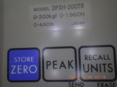 プッシュプルゲージ DPXH-200TR 写真2