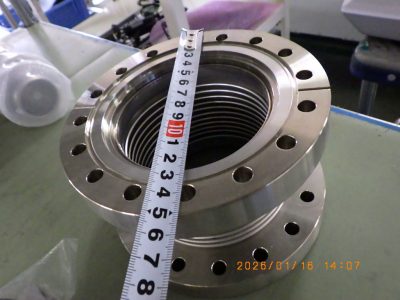 真空フランジ（フレキシブル継手） 写真2