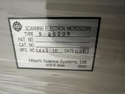 走査電子顕微鏡（SEM） S-3000N 写真2