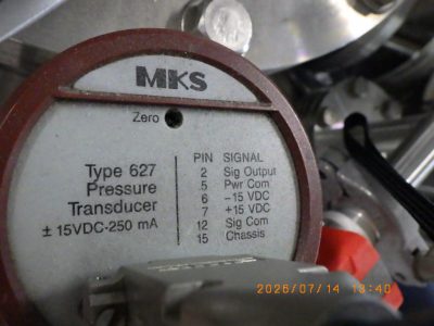 Baratron (Capacitance Manometer) Type627 photo 2
