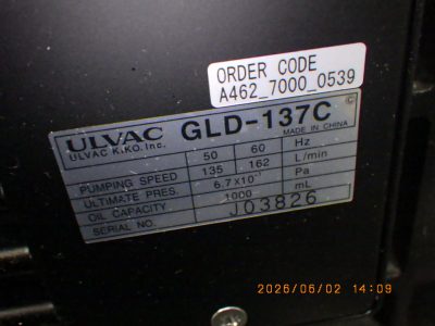 ロータリーポンプ GLD-137C 写真2