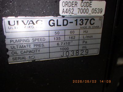 ロータリーポンプ GLD-137C 写真2