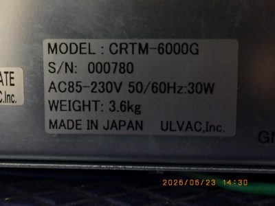 膜厚計 CRTM-6000G 写真2