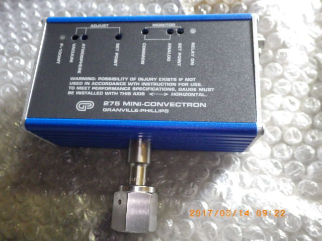 Convectron Gauge No275 Granville-Phillips