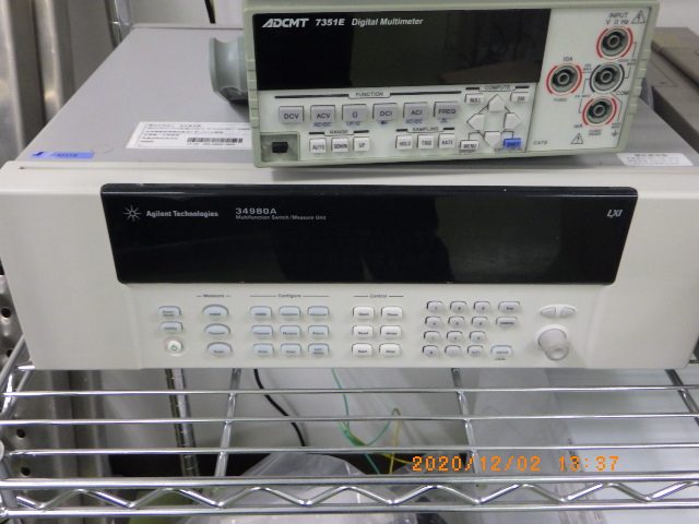 データロガー (マルチファンクション／スイッチ計測ユニット) 34980A キーサイト(HP/アジレント) Keysight