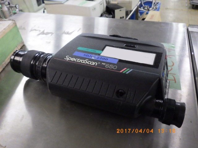色差計 Spectra Scan PR650 フォトリサーチ