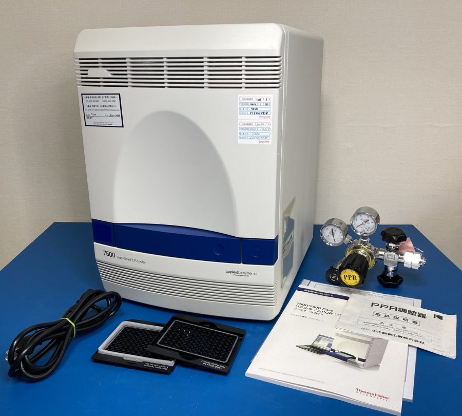 Applied Biosystems リアルタイムPCRシステム ★Tray2枚・PPR-He付属 7500 サーモフィッシャーサイエンティフィックThermo Fisher