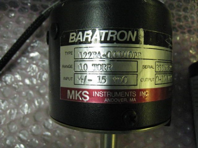 Baratron (Capacitance Manometer) 122RA MKS