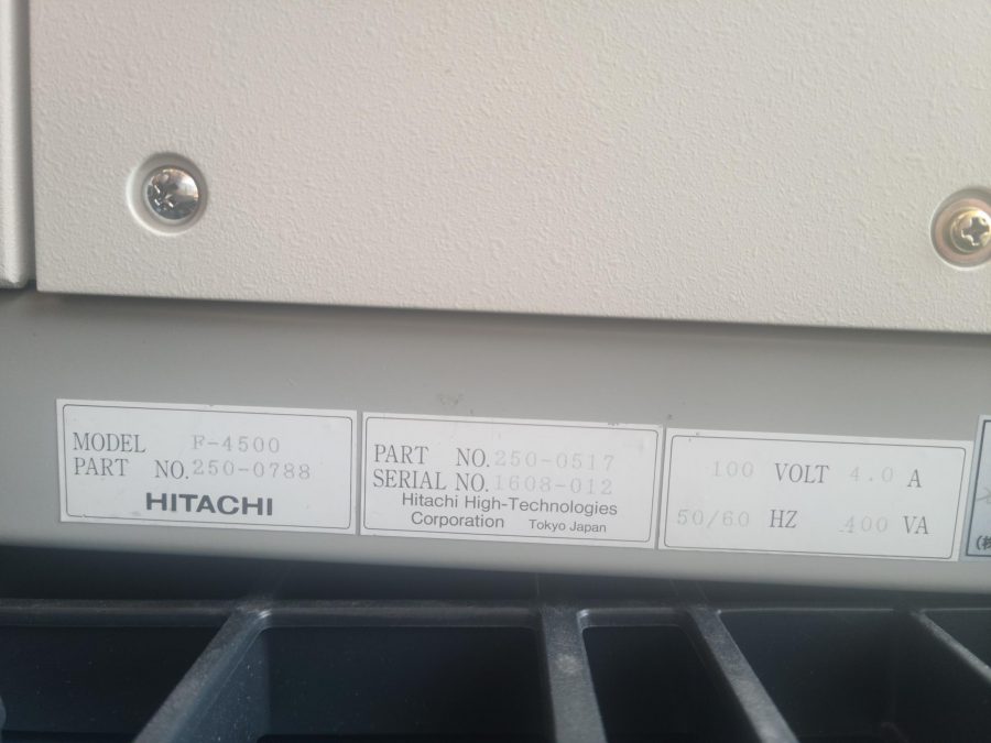 蛍光分光光度計 F-4500 日立 Hitachi