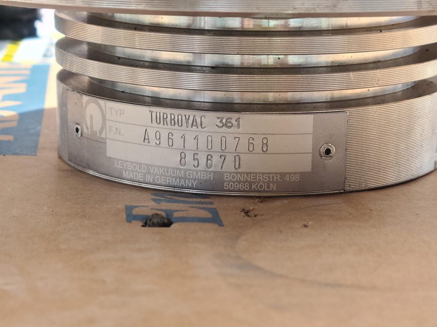 ターボ分子ポンプ TURBOVAC 361 LEYBOLD（ライボルト）本体