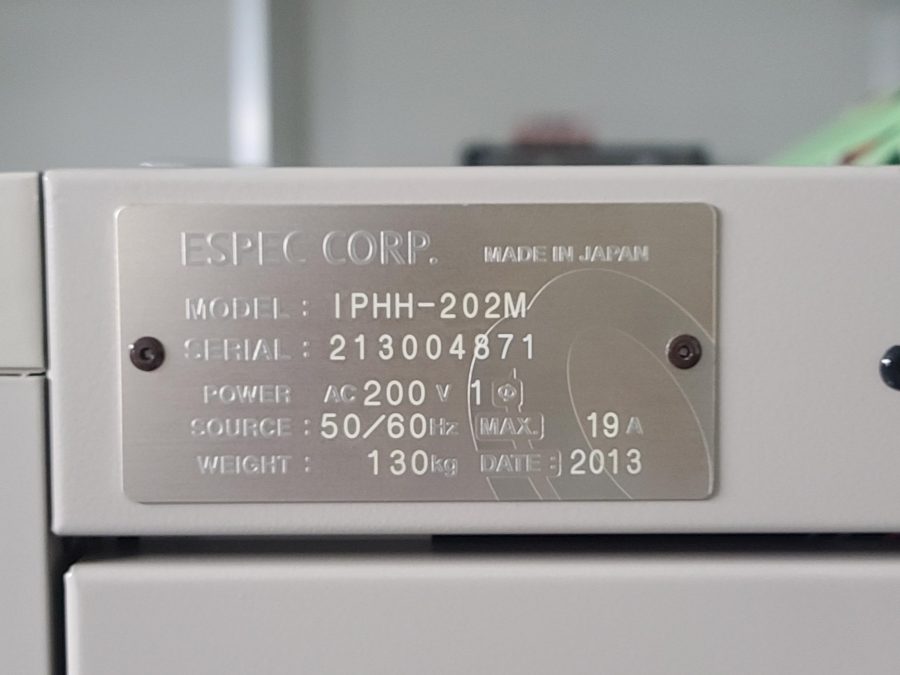 イナートオーブン IPHH-202M エスペック　Espec