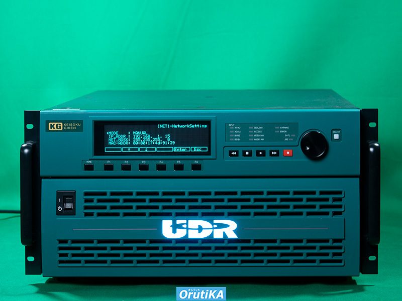 非圧縮ビデオレコーダ UDR-40S-DV-8 計測技術研究所