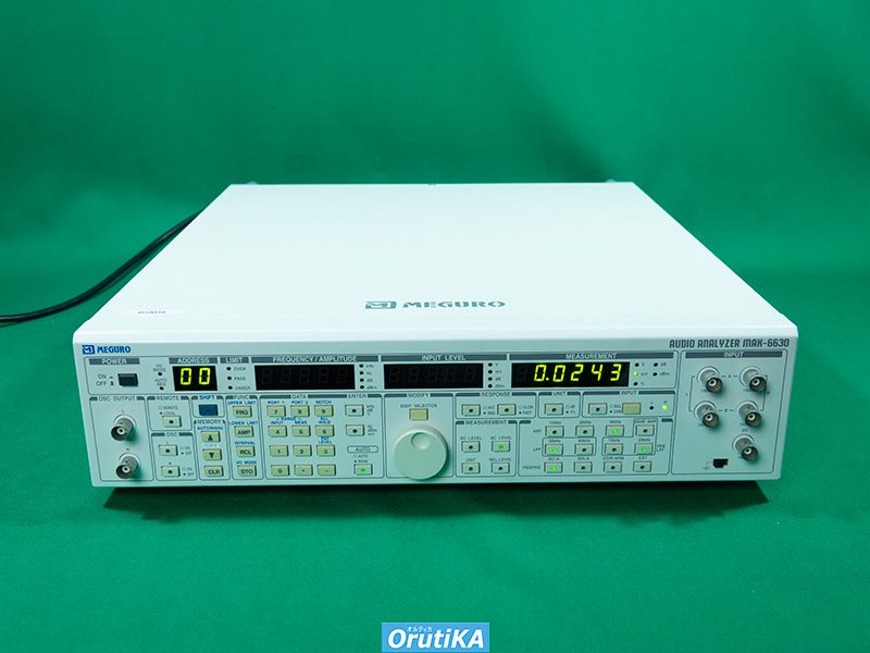 オーディオアナライザ MAK6630 計測技研(目黒電波)
